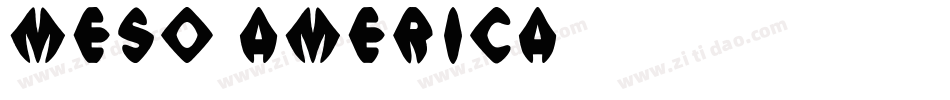 Meso America字体转换